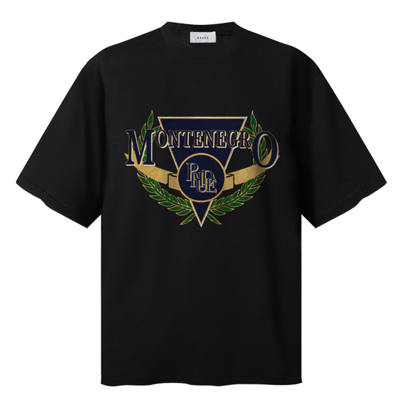 RHUDE Montenegro Regatta Tee – Black