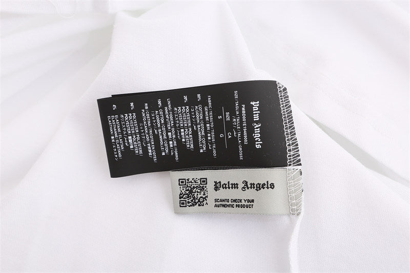 Palm Angels Spray Paint P Gothic Logo Oversized T-Shirt