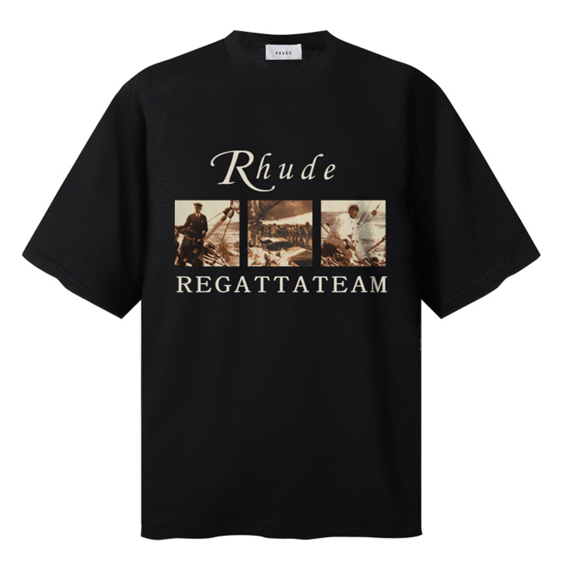 RHUDE Regatta Team Tee – Black