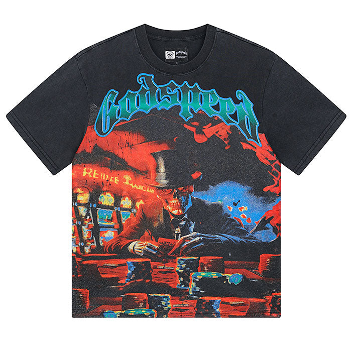 GODSPEED Life's A Gamble Graphic T-Shirt – 100% Cotton