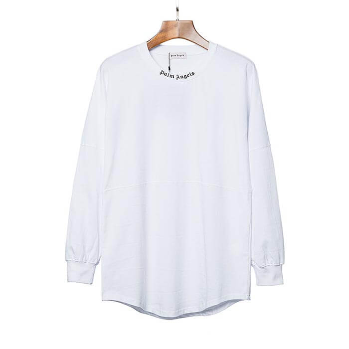 Palm Angels Gothic Back Logo Long Sleeve T-Shirt
