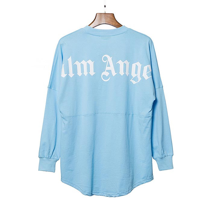 Palm Angels Gothic Back Logo Long Sleeve T-Shirt