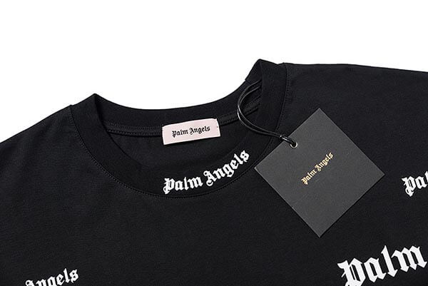 Palm Angels All-Over Logo Print Long Sleeve T-Shirt