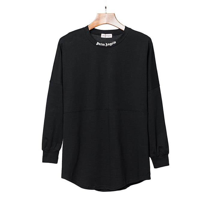 Palm Angels Gothic Back Logo Long Sleeve T-Shirt