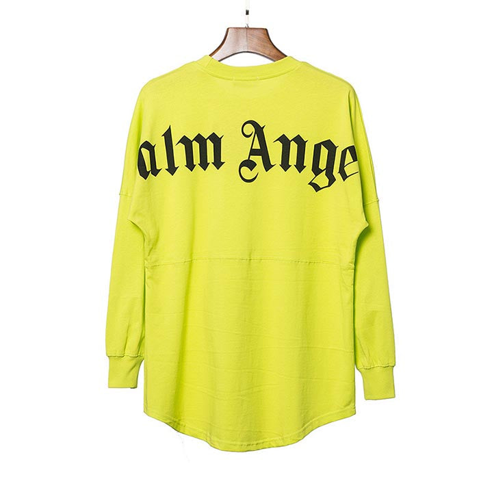 Palm Angels Gothic Back Logo Long Sleeve T-Shirt