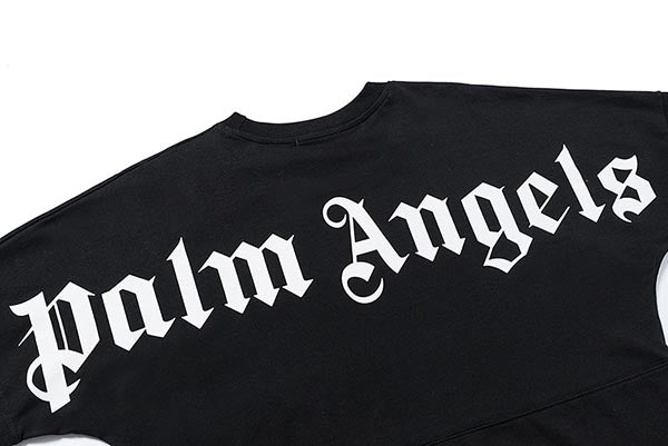 Palm Angels Gothic Back Logo Long Sleeve T-Shirt