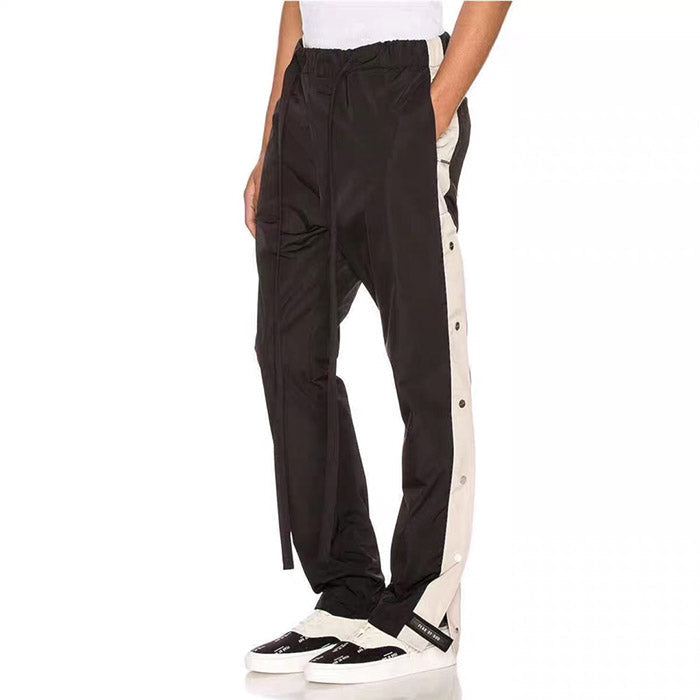 Fear Of God Essentials Side Snap Button Track Pants – Black
