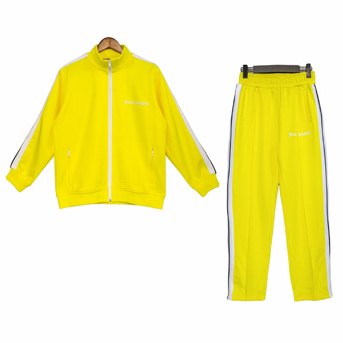 Palm Angels Yellow Tracksuit Set – Jacket, Pants & Suit