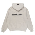 Fear Of God Essentials Back Logo Hoodie – Light Gray