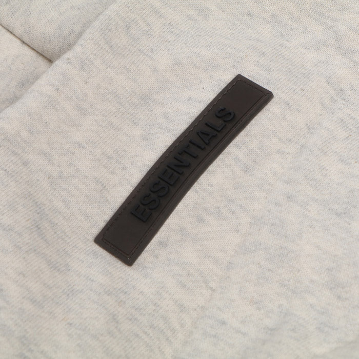 Fear Of God Essentials Back Logo Hoodie – Light Gray