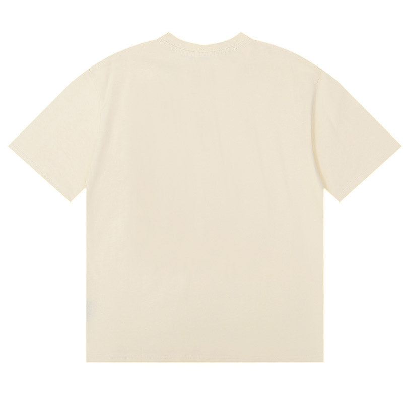 RHUDE New Money Parrot Graphic T-Shirt – Apricot / Black / White