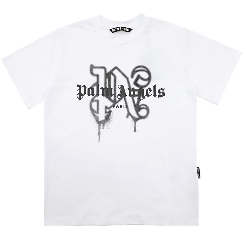 Palm Angels Classic Logo Print T-Shirt – 100% Cotton