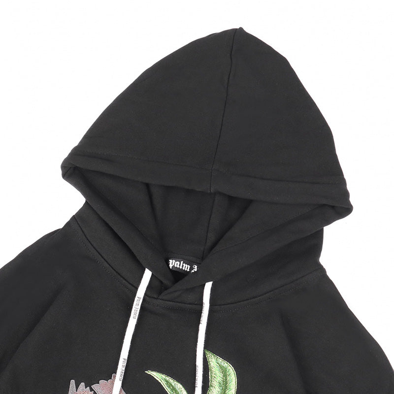Palm Angels Broken Palm Hoodie – Black & White