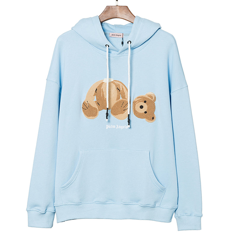 Palm Angels Bear Print Classic Hoodie