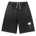 Palm Angels The Palm Cotton Sweat Shorts — Black