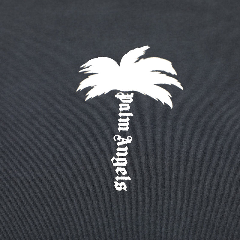 Palm Angels Vertical Back Logo T-Shirt – 100% Cotton