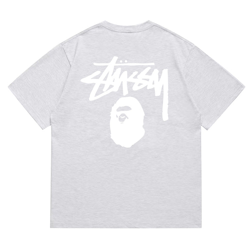 BAPE x Stussy Basic Pigment Dyed Tee