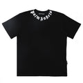 Palm Angels Gothic Neck Logo Necklace Oversized T-Shirt