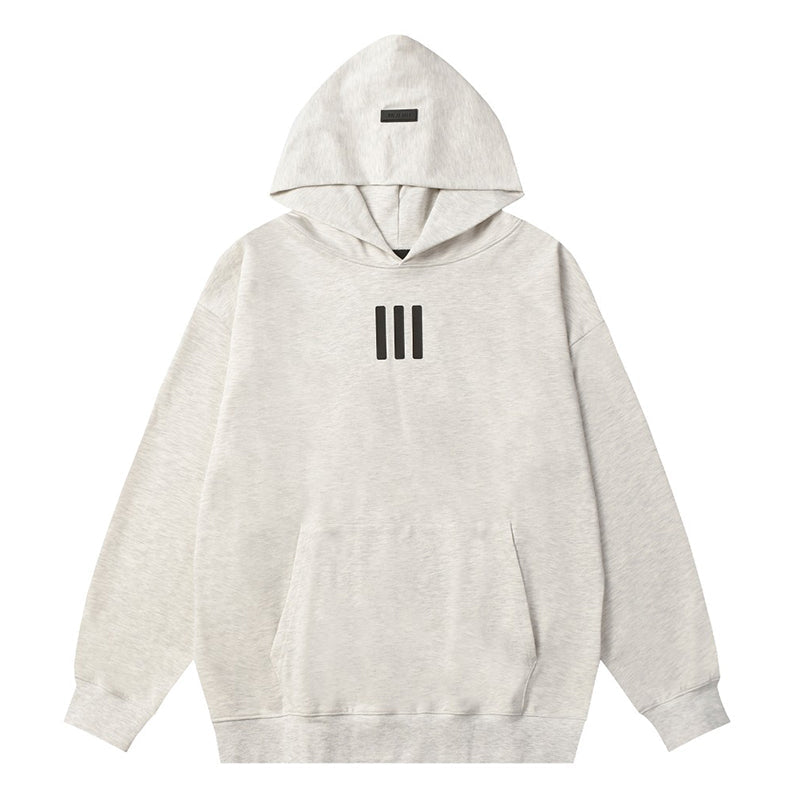 Fear Of God Essentials Hoodie – Grey / White Grey