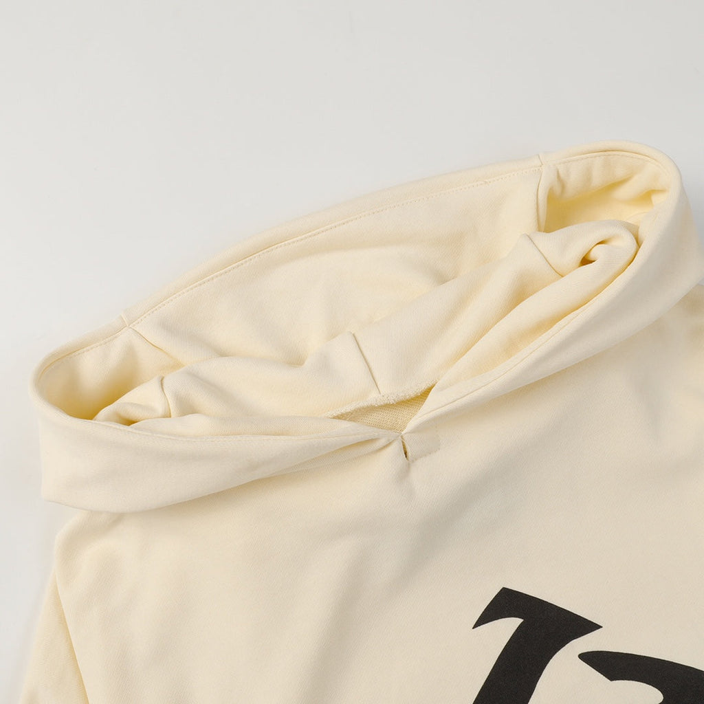 Fear Of God x RRR123 Washed & Distressed Hoodie – Black / Apricot