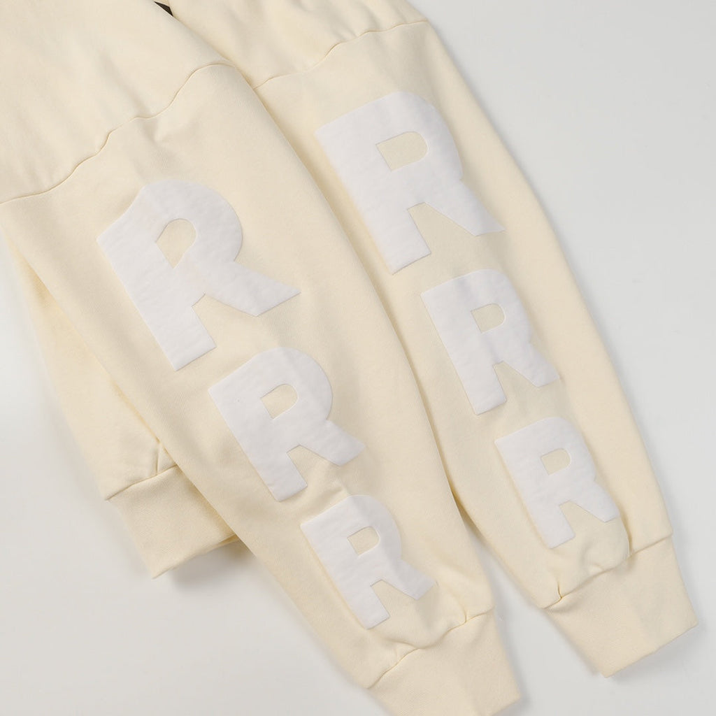 Fear Of God x RRR123 Washed & Distressed Hoodie – Black / Apricot