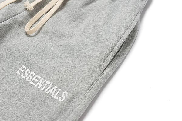 Fear Of God Essentials Logo Joggers – Black / Grey