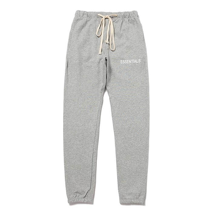 Fear Of God Essentials Logo Joggers – Black / Grey