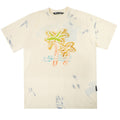 Palm Angels Tie-Dye Neon Palm Tree Stencil Oversized T-Shirt