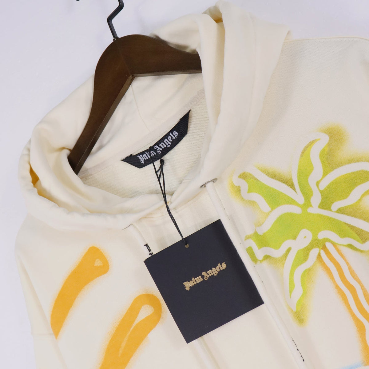 Palm Angels Hoodie – Apricot Men's Premium Cotton Hoodie