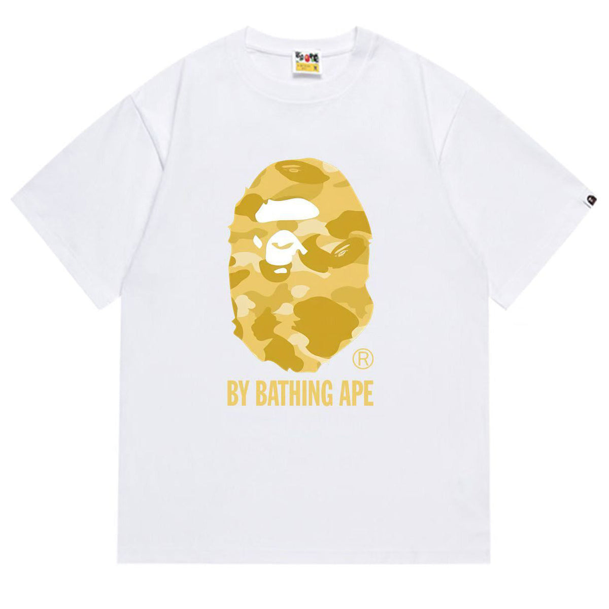 BAPE Ape Head Graphic Tee – Relaxed Fit Cotton Crewneck