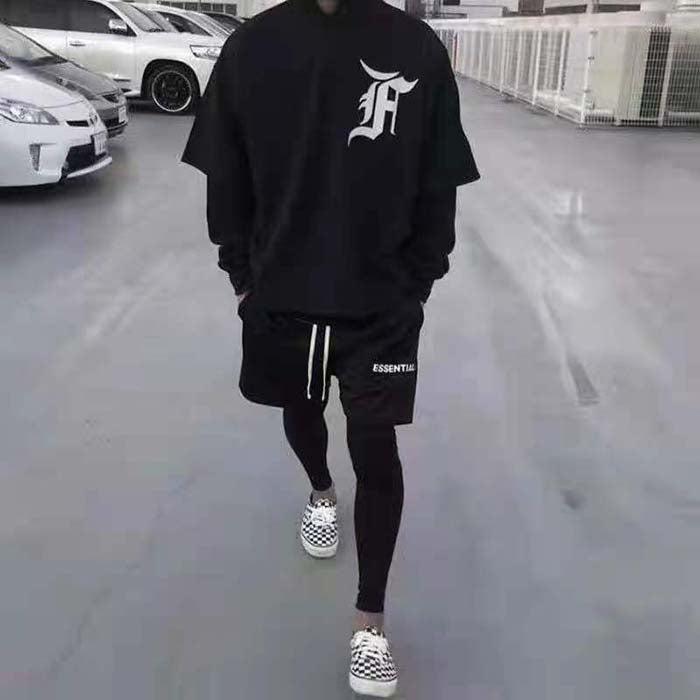 Fear of God Essentials Shorts – Gray / Apricot / Black
