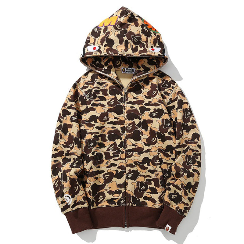 BAPE Camo Full-Zip Hoodie