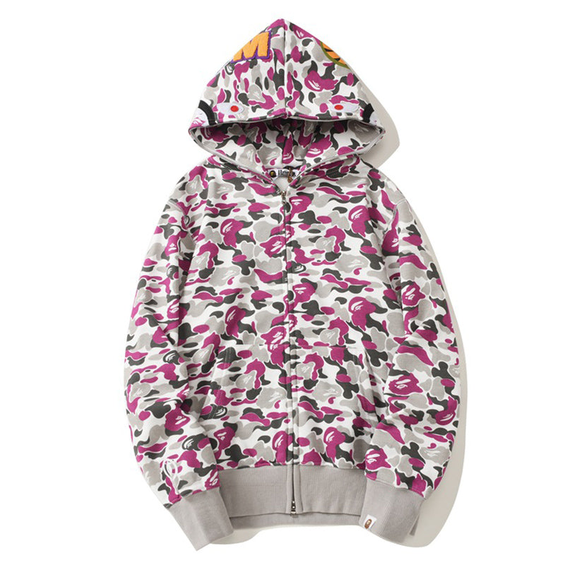 BAPE Camo Full-Zip Hoodie