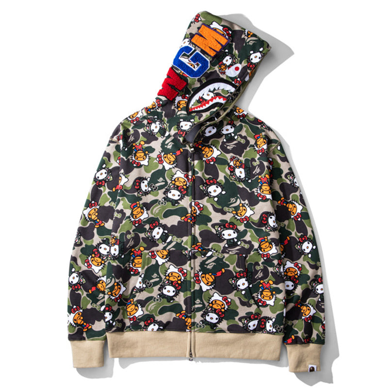 BAPE x Hello Kitty Camo Hoodie