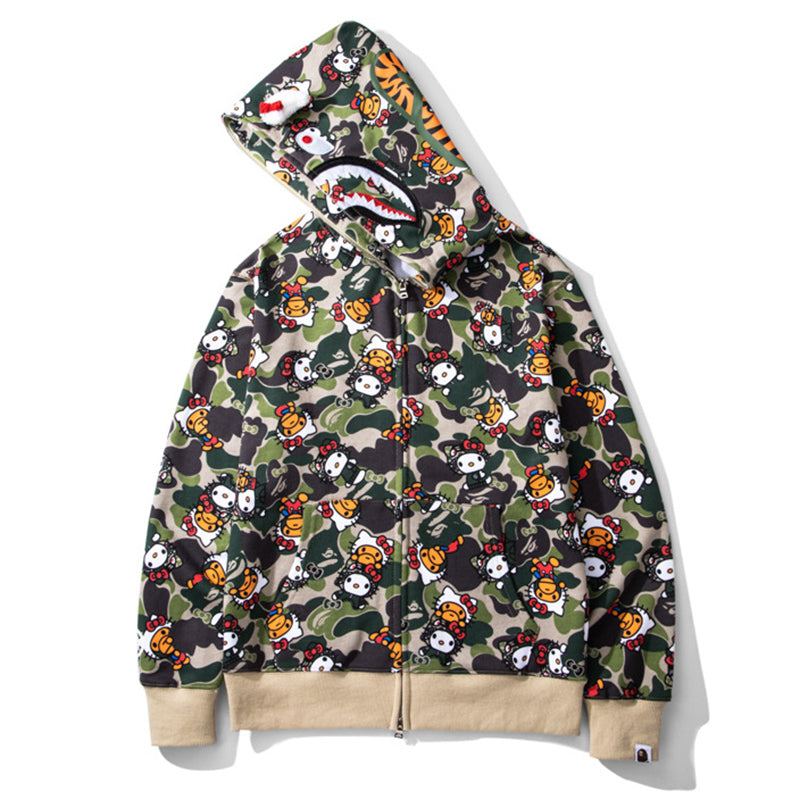 BAPE x Hello Kitty Camo Hoodie