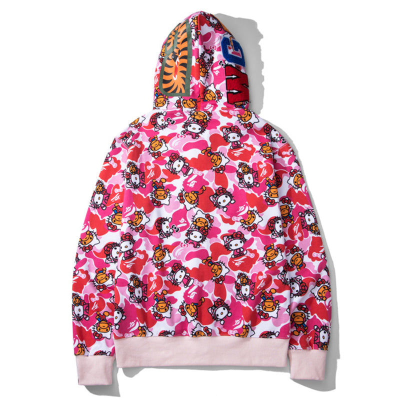 BAPE x Hello Kitty Camo Hoodie