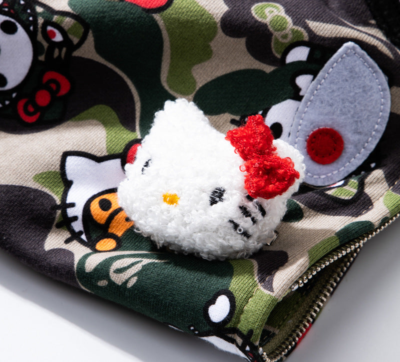 BAPE x Hello Kitty Camo Hoodie