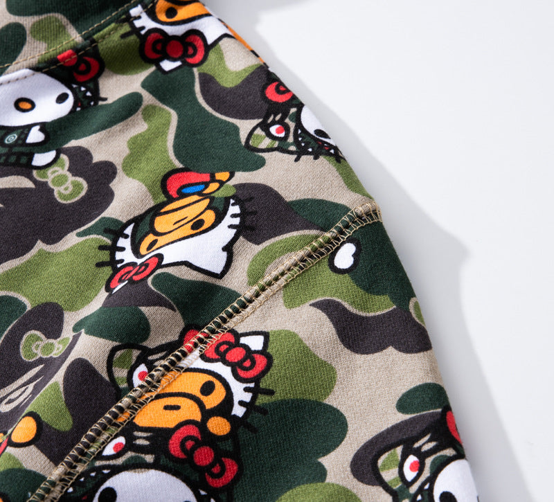 BAPE x Hello Kitty Camo Hoodie