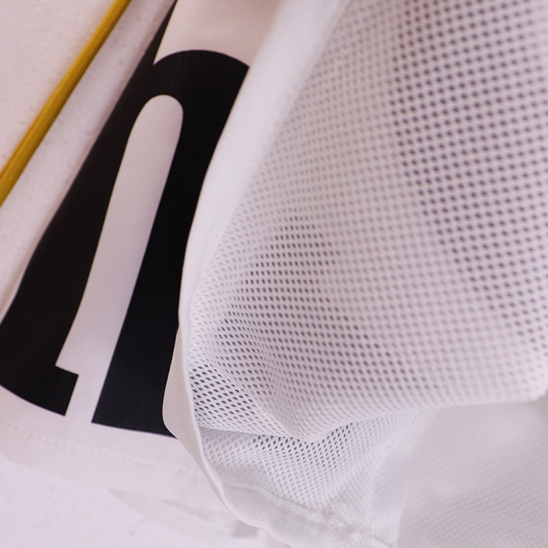 RHUDE Awakening Colour-Block Logo-Print Twill Drawstring Shorts