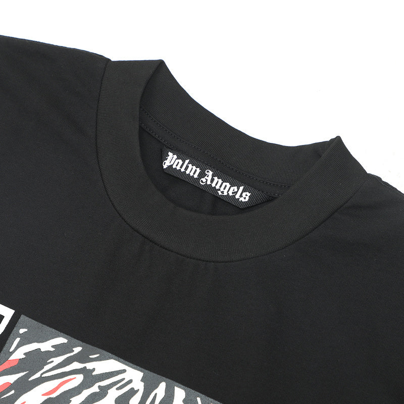 Palm Angels Ski Club Print T-Shirt – 100% Cotton