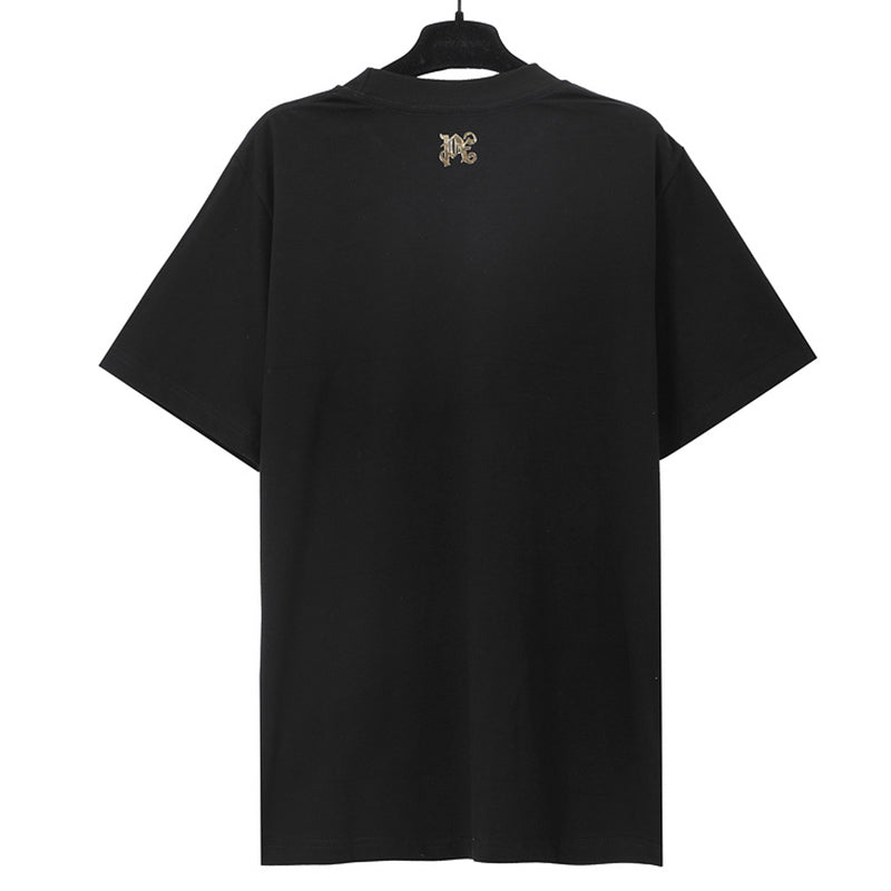 Palm Angels Foggy Logo Print T-Shirt – 100% Cotton