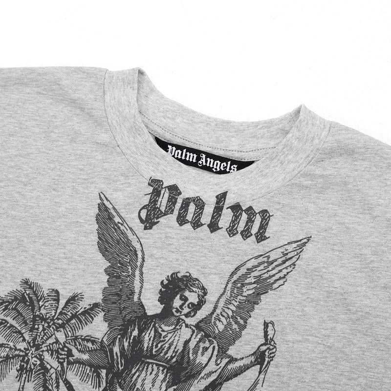 Palm Angels Slogan Print T-Shirt – 100% Cotton