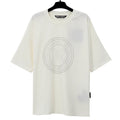Palm Angels Milano Stud Logo T-Shirt – Off White | 100% Cotton