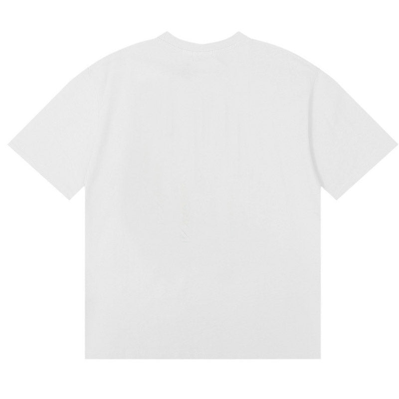 RHUDE Black Hills Rally T-Shirt – White / Apricot / Black