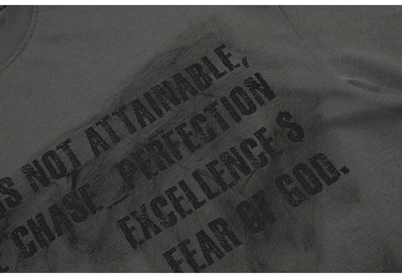 Fear of God Mud-Dyed Heavy Industry Washed T-Shirt – Beige / Dark Grey