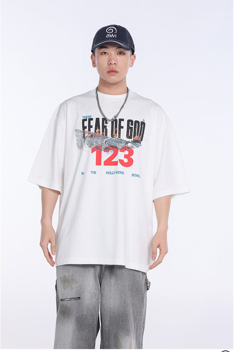 Fear of God x RRR123 Hollywood Bowl Tee – White