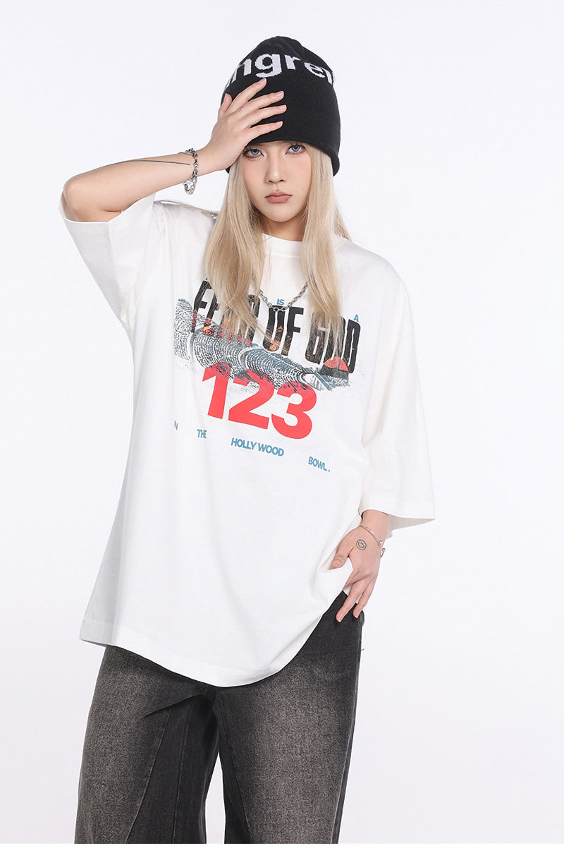 Fear of God x RRR123 Hollywood Bowl Tee – White