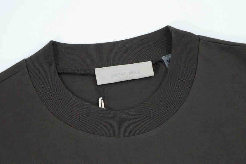 Fear of God Flocked Logo Letter Print Sleeveless T-Shirt – Yellow / Sycamore Blue / Light Black
