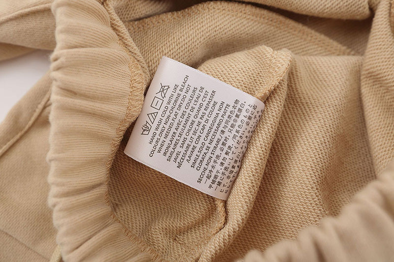 Fear Of God Season 9 Flocking Letter Print Shorts – Wheat / Mei Purple