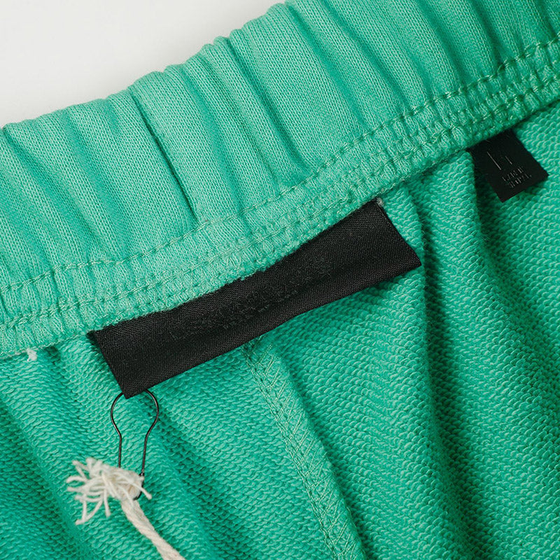 Fear of God Season 9 Multi-Line Letter Print Shorts – Mint Green / Ink Black